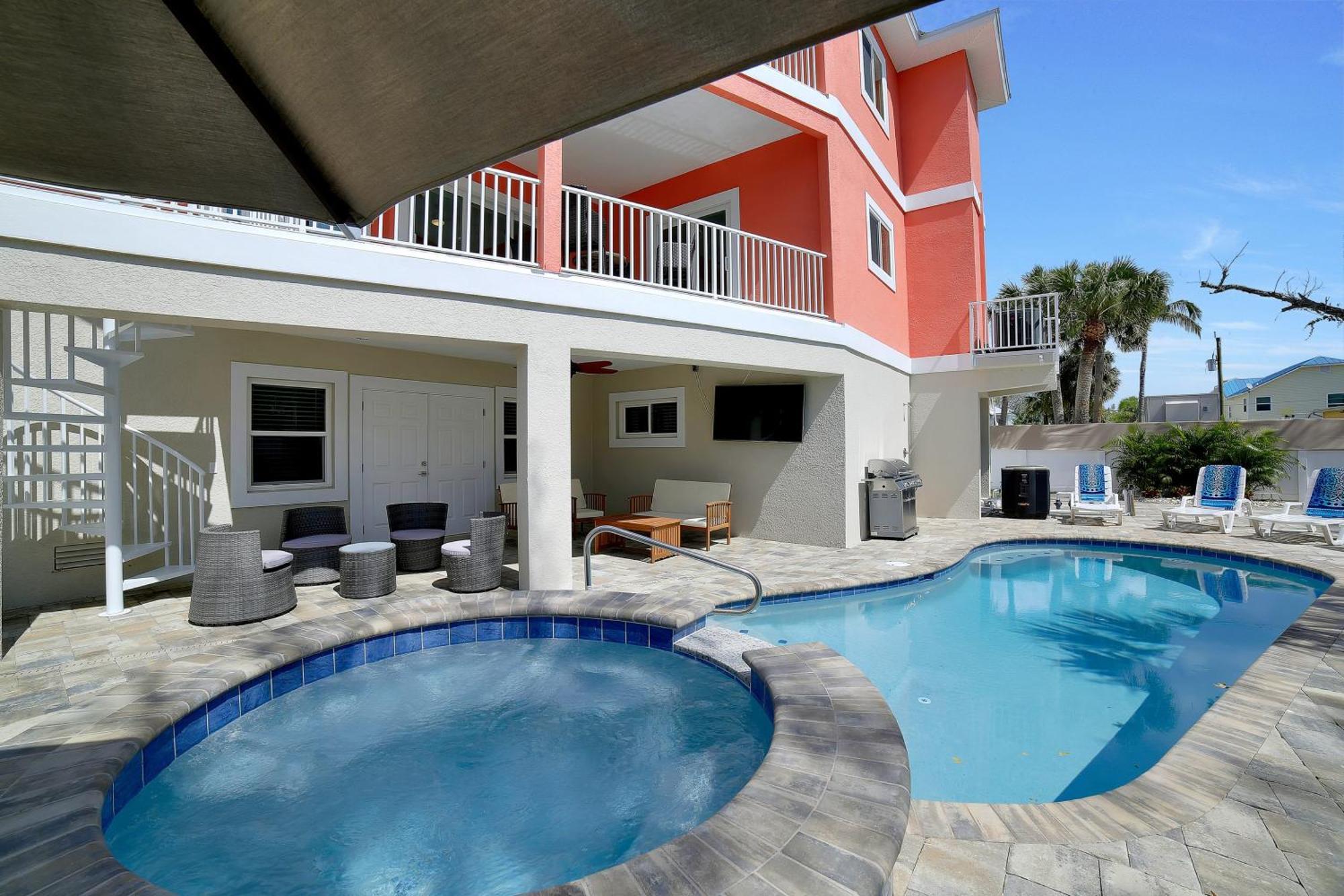 Luxury 6Br Home: Heated Pool, Spa, Near Beach! Fort Myers Beach Kültér fotó